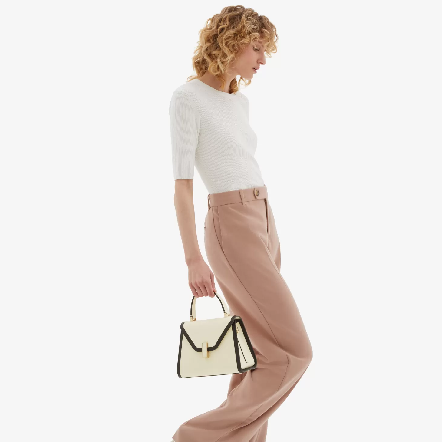 Iside Mini Bag Intarsia | Valextra Shop