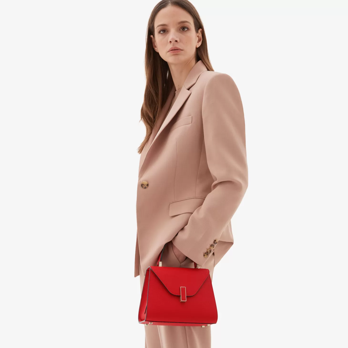 Iside Top handle mini bag | Valextra Online