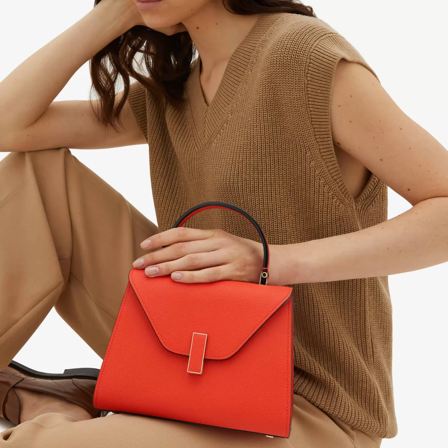 Iside Top handle mini bag | Valextra New