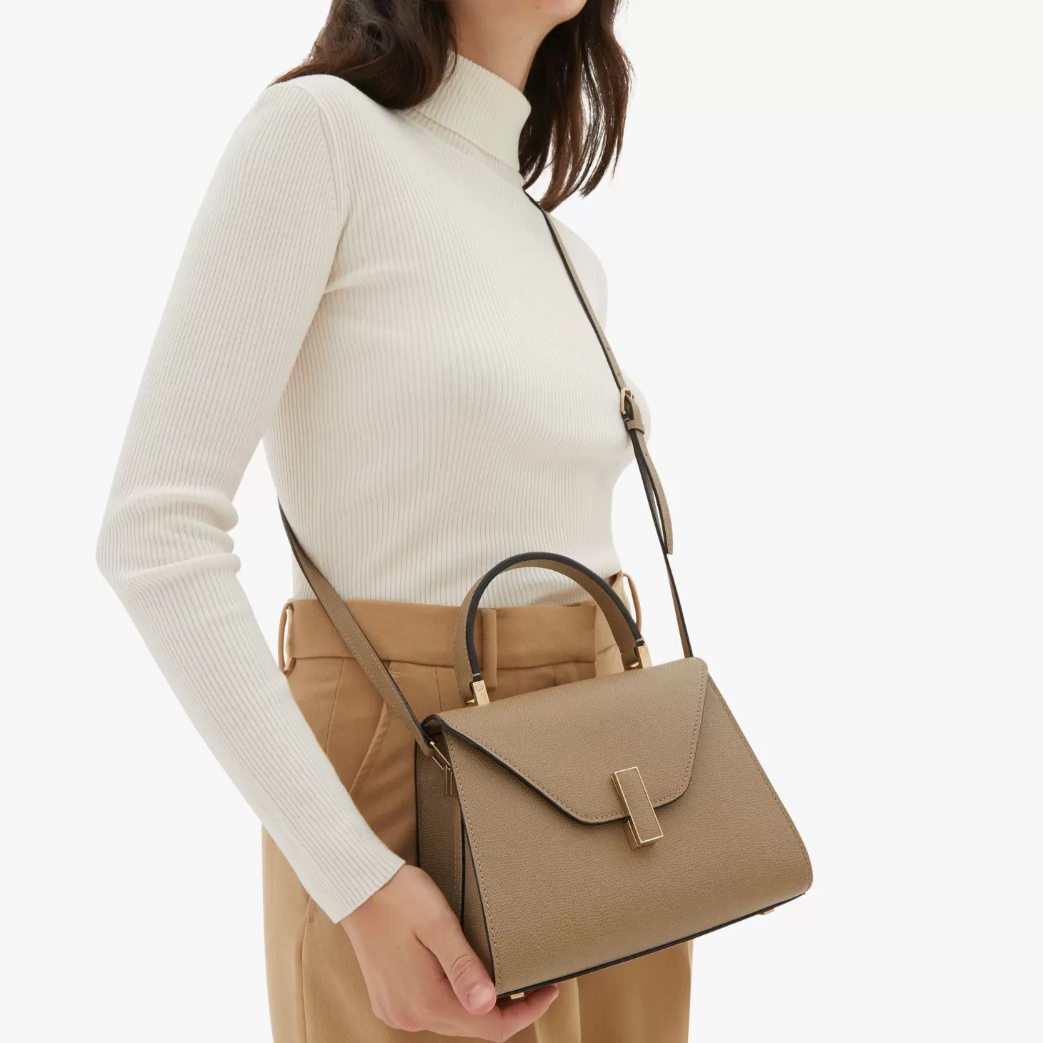 Iside Top handle mini bag | Valextra Online