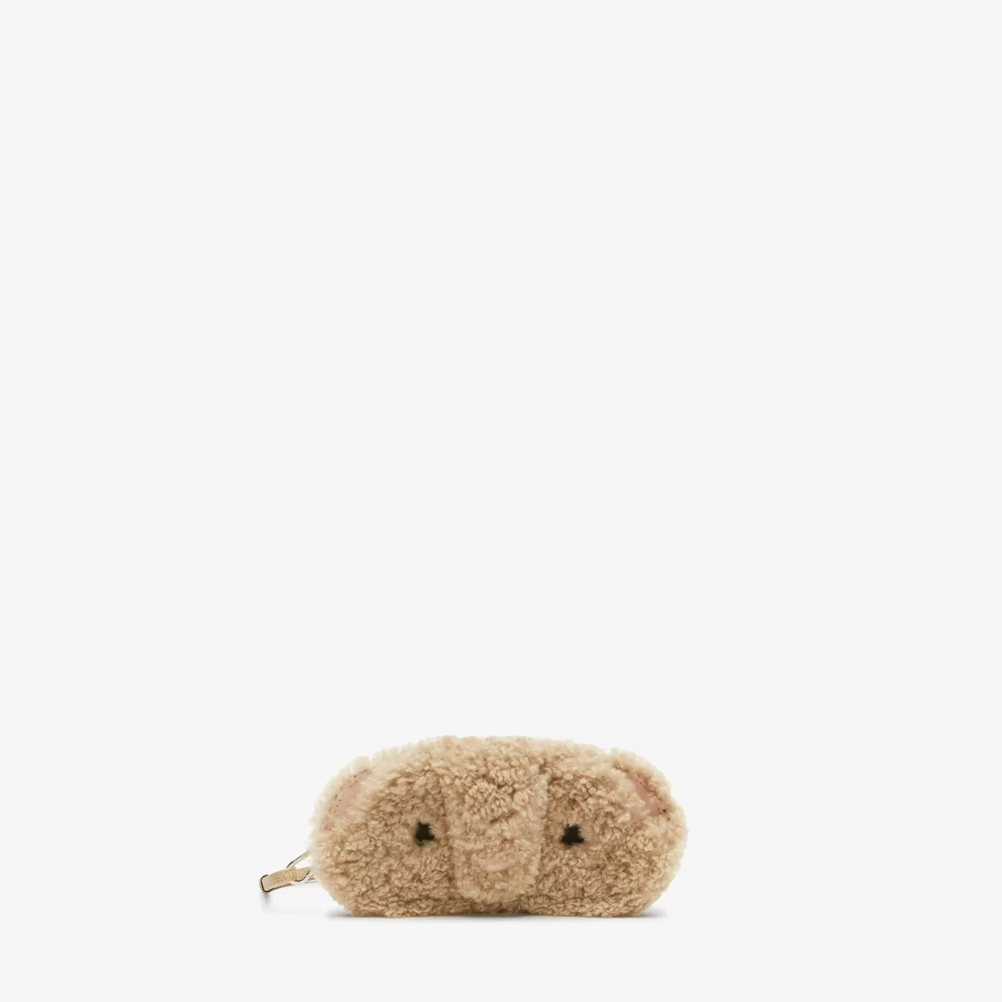 Shearling Bear Glasses Case with Lanyard | Valextra New