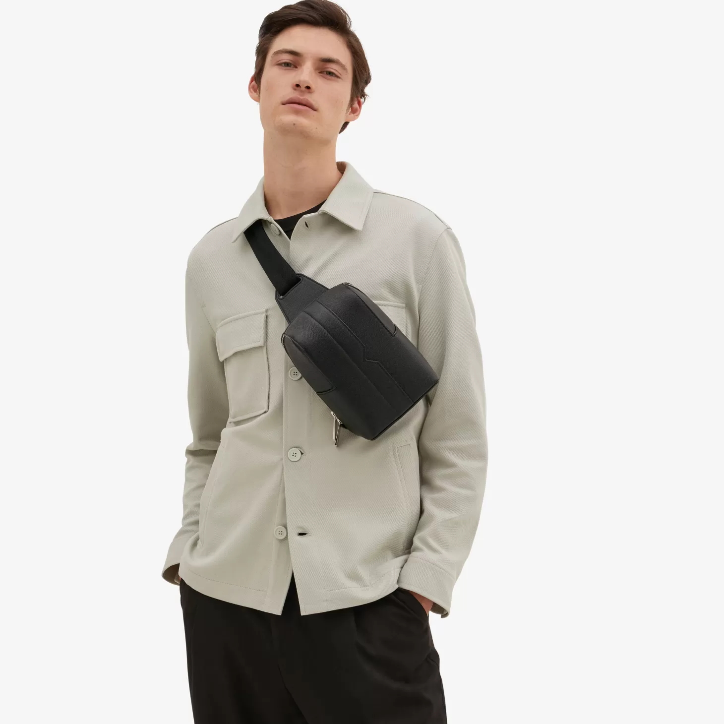V-Line One Shoulder Mini Backpack | Valextra Cheap